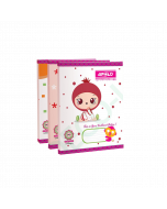 APOLO Exercise Book 80Pages #55GSM / Double Line x 12's (1 PKT)