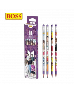 Boss Graphite Pencil P1201-2B #BTS x 12's (6 PKT)