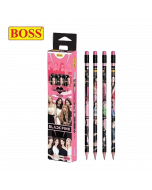 Boss Graphite Pencil P1202-2B #Black Pink x 12's (6 PKT)