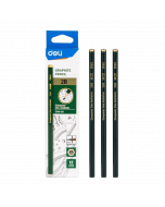 Deli Graphite Pencil EC88-2B #Hexagonal x 12's (6 PKT)