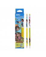 Deli Graphite Pencil EU52900-2B #Cartoon #Hexagonal x 12's (6 PKT)