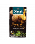 Dilmah Ceylon Black Tea #Ginger & Honey 40G x 20's (12 PKT)