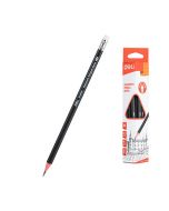 Deli Graphite Pencil E58100-2B #Triangle x 12's (10 PKT)