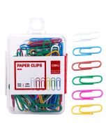 Deli Paper Clip #Color 29MM x 100's (20 PKT)