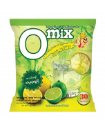 O-Mix Instant Drink Mix Powder #Lime 15G x 30's (4 PKT)