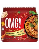 OMG Instant Noodle #Malar Shan Kaw Spicy 70G x 5's x 6 Bundle (1 PKT)