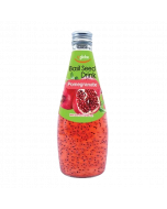 Uglobe Basil Seed Drink #Pomegranate 290ML (24 PCS)