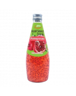 Uglobe Basil Seed Drink #Pomegranate 290ML (6 PCS)