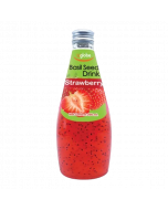 Uglobe Basil Seed Drink #Strawberry 290ML (24 PCS)