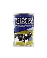 Disko Evaporated Milk Creamer Can 385G x 12's (1 PKT)