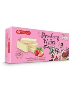 V Food Wafer Strawberry 100G  x 1's (6 PCS)