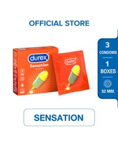 DUREX Condom #Sensation x 3's (4 PCS)