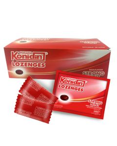 Konidin Strong Mint  အရသာငုံဆေး ၂၀လုံး ၆ကတ် ၀.၀၅၅ဂရမ် (၁ဘူး)_DKSH