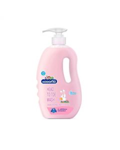 Kodomo Organic Baby Head To Toe Wash Pink Hanabaki 200ML x 1's (5 PCS)