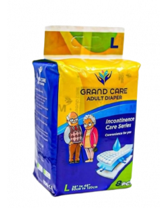 Grand Care Adult Diaper #L 13KG x 8's (5 PKT)