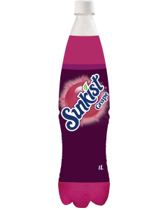 Sunkist Carbonated Drinks #Grape 1L x 6's (1 PKT)