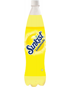 Sunkist Carbonated Drinks #Lemonade 1L x 6's (1 PKT)