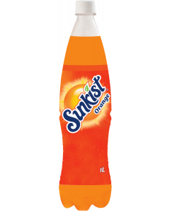 Sunkist Carbonated Drinks #Orange 1L x 6's (1 PKT)