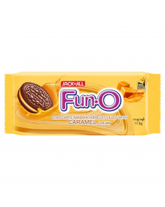 Fun-O Sandwich Biscuit #Caramel 11.5G x 20's (3 PKT)_TH