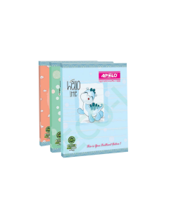 APOLO Exercise Book 80Pages #70GSM / Double Line x 12's (1 PKT)