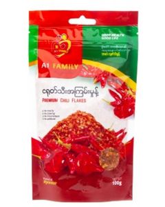 A1 Family #Chili Flakes Premium 100G x 1's (10 PCS)