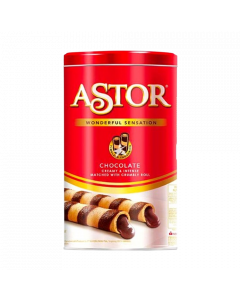 Astor Wafer Roll #Chocolate 330G x 1's (1 TIN)
