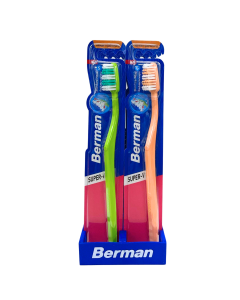 Berman Toothbrush Super-V x 12's (1 PKT)_TH