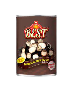 BEST Earthstar Mushroom In Brine 370G x 1's (10 PCS)
