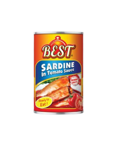 BEST Sardine In Tomato Sauce Premium 165G x 1's (10 PCS)