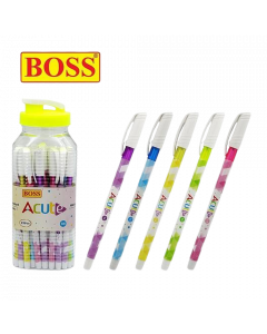 Boss Ball Pen BP25104 #Acute x 25's (2 PKT)