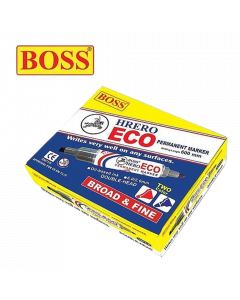 Boss ECO Permanent Marker 2C MK1204 x 12's (2 PKT)