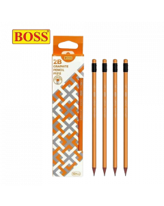 Boss Graphite Pencil P1212-2B #Metallic x 12's (6 PKT)