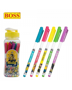 Boss Minion Ball Pen #Blue x 30's (2 PKT)