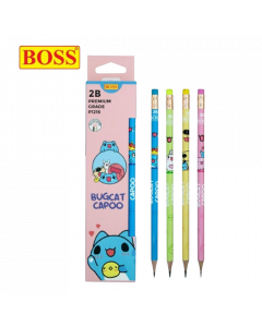 Boss Pencil P1216 #Bugcat Capoo x 12's (6 PKT)