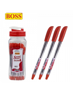 Boss Sweet Ball Pen #Red x 30's (2 PKT)