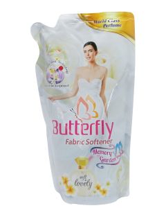 Butterfly Fabric Softener #Memory Garden White Soft Lovely 600ML (16 PCS)