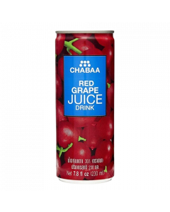 CHABAA 100% Juice #Red Grape 230ML (12 PCS)