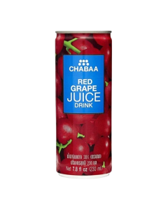 CHABAA 100% Juice #Red Grape 230ML (48 PCS)