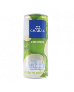 CHABAA 100% Juice #Young Coconut 230ML (12 PCS)