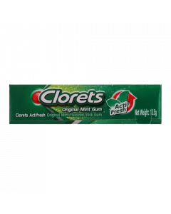 Clorets Gum #Original Mint 13.5G x 20's (30 PKT)