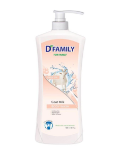 D'Family Body Wash #Goat Milk 1000ML x 1's (2 PCS)
