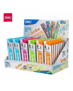 Deli 2B Mechanical Pencil Leads E7004 #0.7mm x 48's (1 PKT)