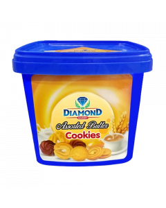 Diamond Assorted Butter Cookies #Blue 550G x 1's (1 BOX)