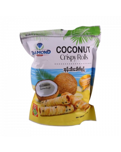 Diamond Crispy Roll #Coconut 70G x 1's (4 PCS)