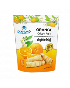Diamond Crispy Roll #Orange 70G x 1's (4 PCS)