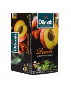Dilmah Ceylon Black Tea #Peach 40G x 20's (12 PKT)