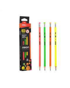 Deli Graphite Pencil EU51800-2B #Triangle x 12's (10 PKT)