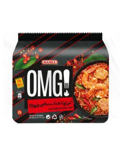 OMG Instant Noodle #Extra Flaming Hot Bundle 70G x 5's x 6 Bundle (1 CTN)