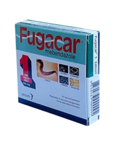 Fugacar Mebendazole 500MG (6 PCS)