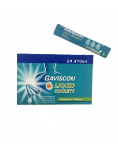 Gaviscon Liquid Sachets 10ML x 24's (1 PKT)